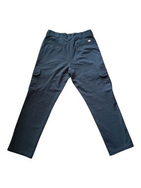 Dickies Pants Mens 34x30 Flex Slim Straight Navy Cargo Pockets Work Wear Pants